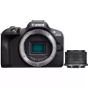 Canon EOS R100 + RF-S 18-45mm F4.5-6.3 IS STM Kit MILC 24,1 MP CMOS 6000 x 4000 pikseliä musta