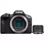 Canon EOS R100 + RF-S 18-45mm F4.5-6.3 IS STM Kit MILC 24,1 MP CMOS 6000 x 4000 pikseliä musta