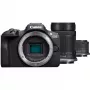 Canon EOS R100 Kit RF-S 18-45mm f/4.5-6.3 IS STM ja RF-S 55-210mm f/5-7.1 IS STM -objektiiveilla, musta (6052C023)