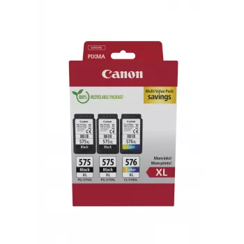 Canon 5437C004 mustepatruuna 3 kpl alkuperäinen korkea (XL) riitto musta, syaani, magenta, keltainen