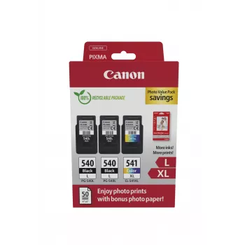Canon 5224B015 mustepatruuna 3 kpl alkuperäinen musta, syaani, magenta, keltainen