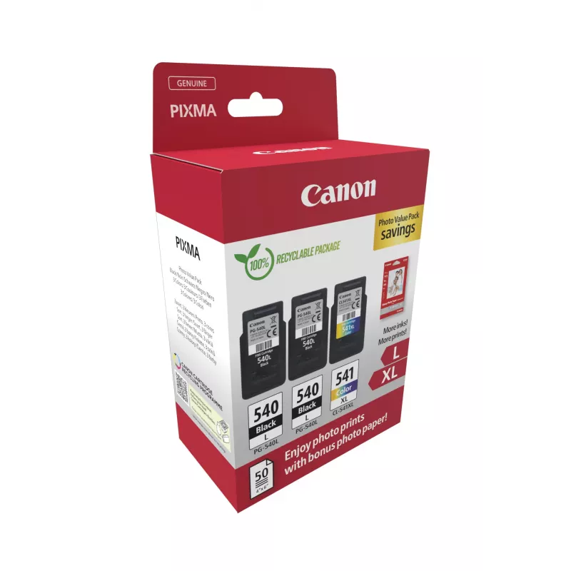 Canon 5224B015 mustepatruuna 3 kpl alkuperäinen musta, syaani, magenta, keltainen