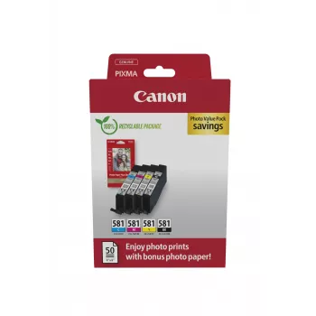 Canon 2106C006 mustepatruuna 4 kpl alkuperäinen musta, syaani, magenta, keltainen