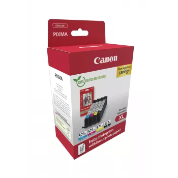 Canon 0332C006 mustepatruuna 4 kpl alkuperäinen High (XL) Yield musta, syaani, magenta, keltainen