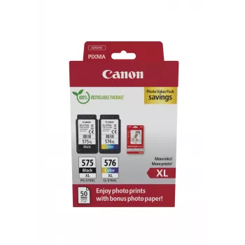Canon 5437C006 mustepatruuna 2 kpl alkuperäinen High (XL) Yield musta, syaani, magenta, keltainen