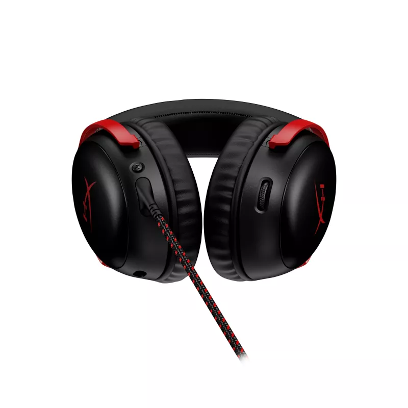 HyperX Cloud III -pelikuulokemikrofoni (musta/punainen)