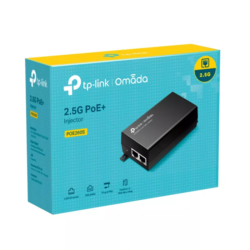 TP-Link Omada 2.5G PoE+ -injektori adapteri