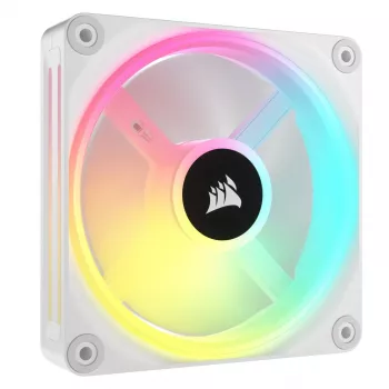CORSAIR Qx RGB Series Icue Link Qx120 RGB White 120mm magneettinen dome RGB-tuuletinlaajennussarja