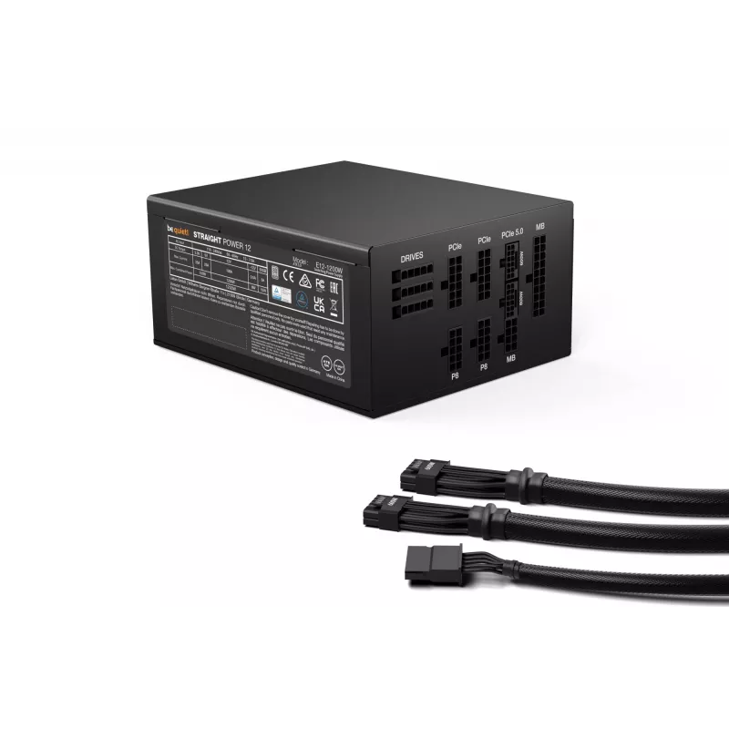 be quiet Straight Power 12 virtalähde 1200 W 20+4 pin ATX ATX musta
