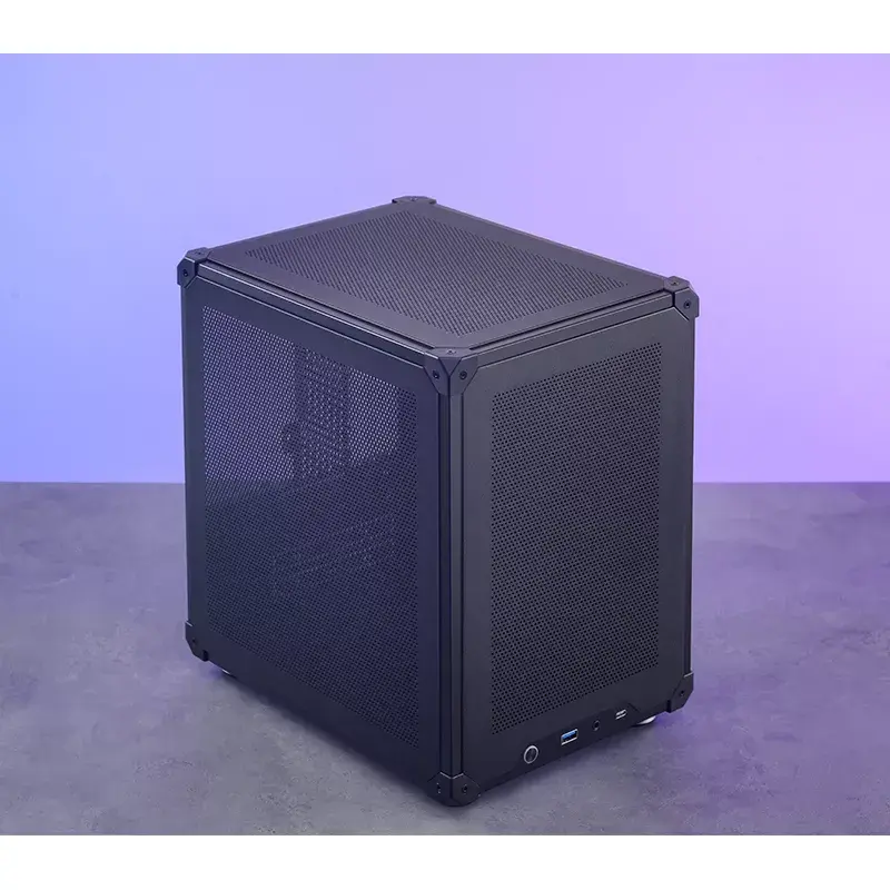 PC-kotelo Jonsbo C6 musta ITX, micro ATX
