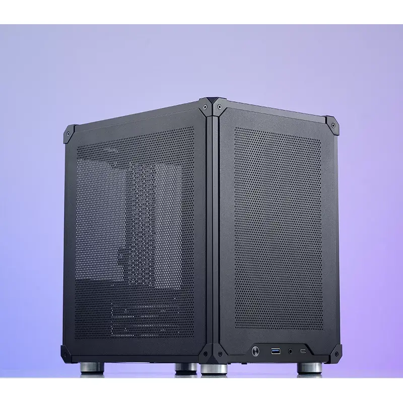 PC-kotelo Jonsbo C6 musta ITX, micro ATX