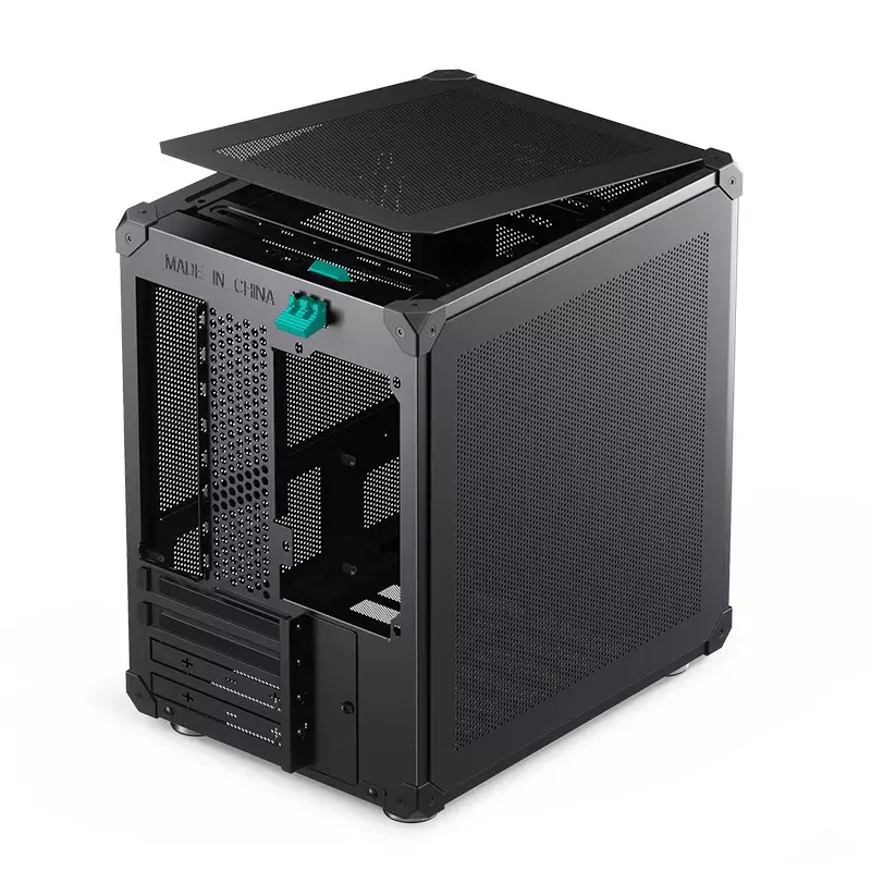 PC-kotelo Jonsbo C6 musta ITX, micro ATX