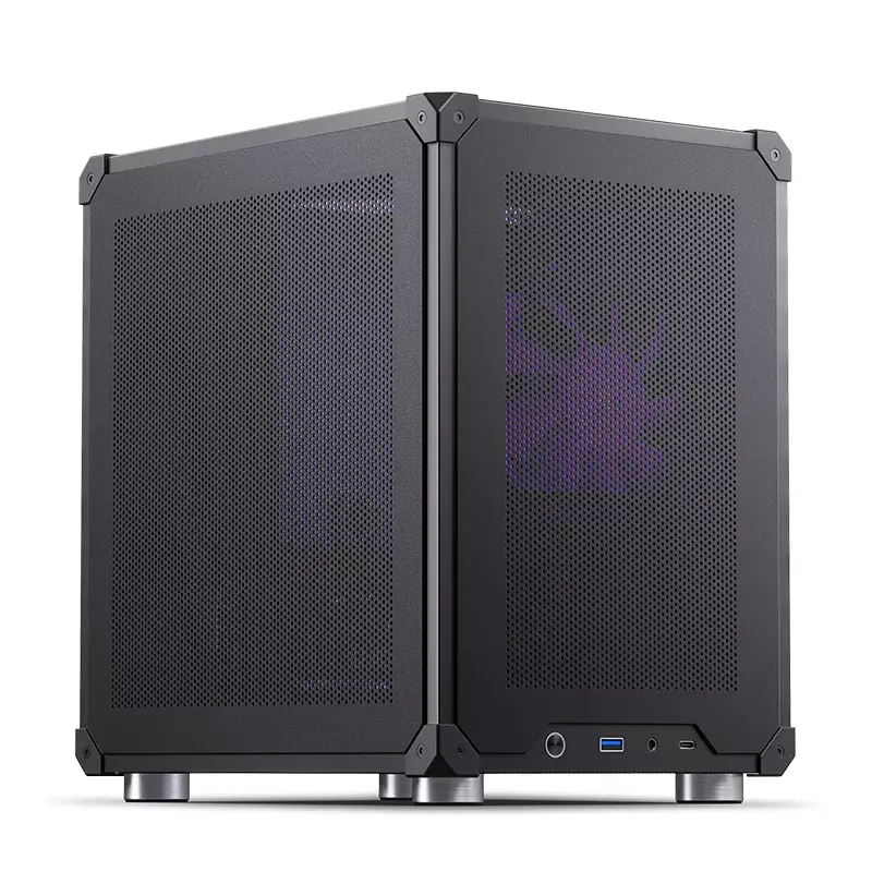 PC-kotelo Jonsbo C6 musta ITX, micro ATX