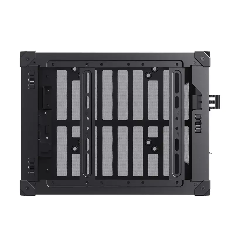 PC-kotelo Jonsbo C6 musta ITX, micro ATX