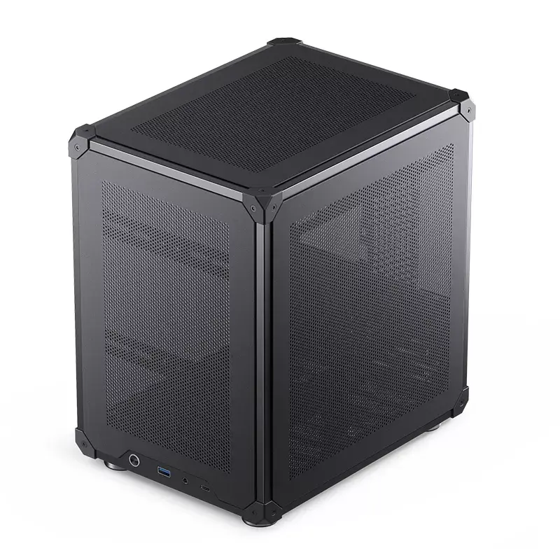 PC-kotelo Jonsbo C6 musta ITX, micro ATX