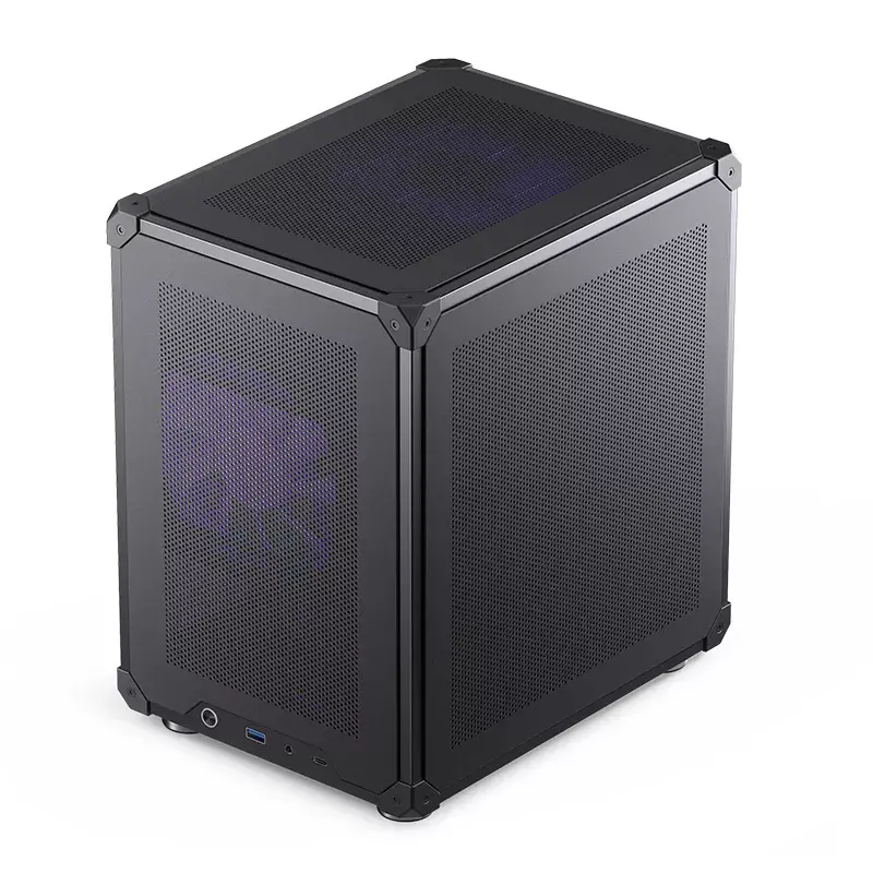 PC-kotelo Jonsbo C6 musta ITX, micro ATX