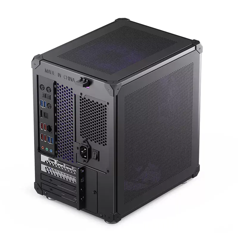 PC-kotelo Jonsbo C6 musta ITX, micro ATX