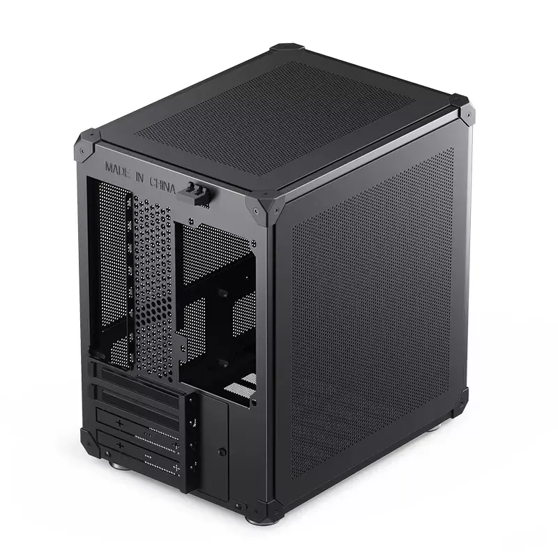 PC-kotelo Jonsbo C6 musta ITX, micro ATX