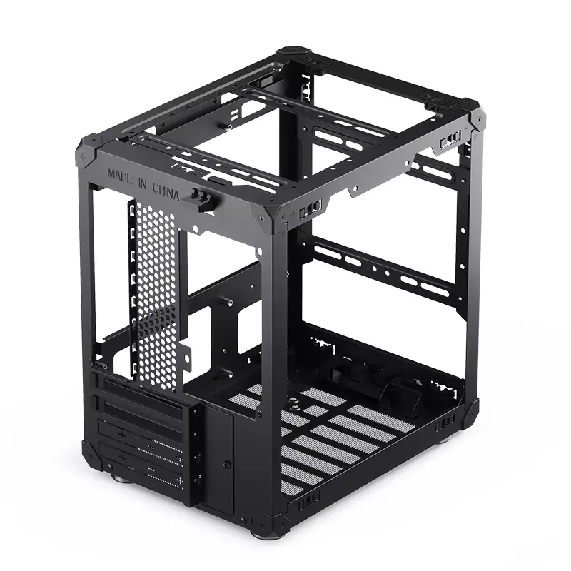 PC-kotelo Jonsbo C6 musta ITX, micro ATX