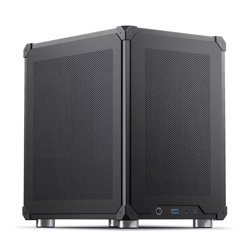 PC-kotelo Jonsbo C6 musta ITX, micro ATX