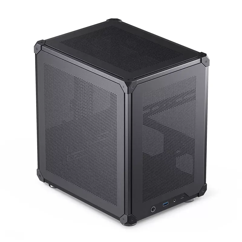 PC-kotelo Jonsbo C6 musta ITX, micro ATX