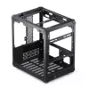 PC-kotelo Jonsbo C6 musta ITX, micro ATX