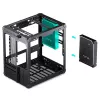 PC-kotelo Jonsbo C6 musta ITX, micro ATX