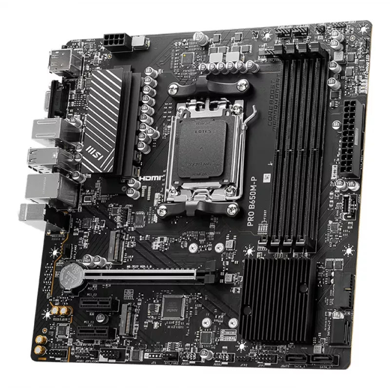 MSI PRO B650M-P emolevy AMD B650 kanta AM5 micro ATX