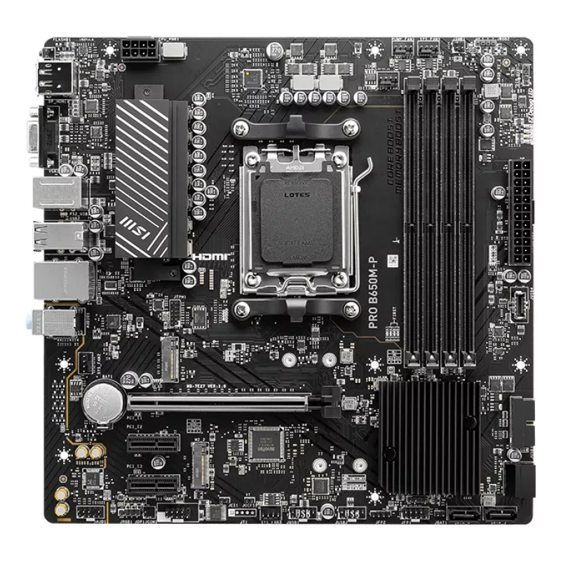 MSI PRO B650M-P emolevy AMD B650 kanta AM5 micro ATX