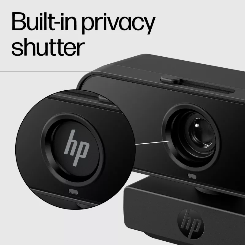 HP 430 FHD web-kamera, 2 MP, 1920 x 1080 pikseliä, Full HD, 60 fps, 85°, koti
