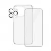 PanzerGlass ® 3-in-1-paketti iPhone 15 Pro Max, Apple, Apple - iPhone 15 Pro Max, kuivakäyttö, iskunkestävä, läpinäkyvä, 1 kpl