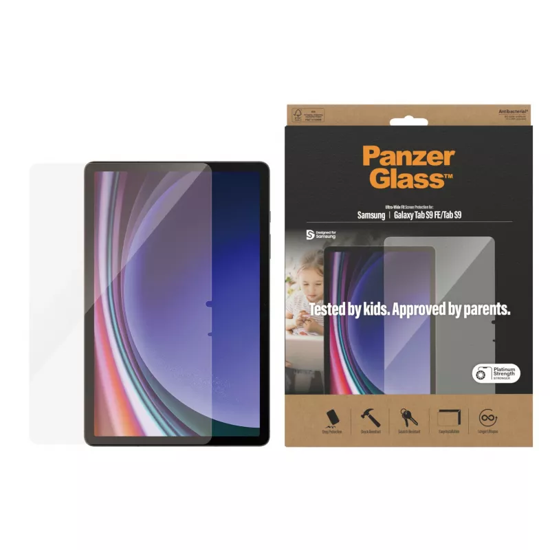 PanzerGlass ®️ näytönsuojakalvo Samsung Galaxy Tab S9 FE | S9 | Ultra-Wide Fit