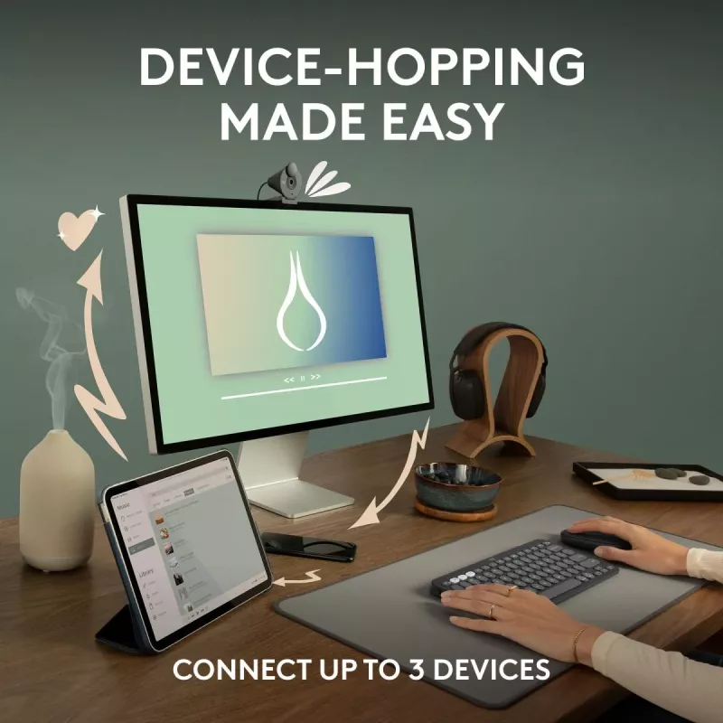 LOGITECH Pebble 2 M350s langaton optinen hiiri rose