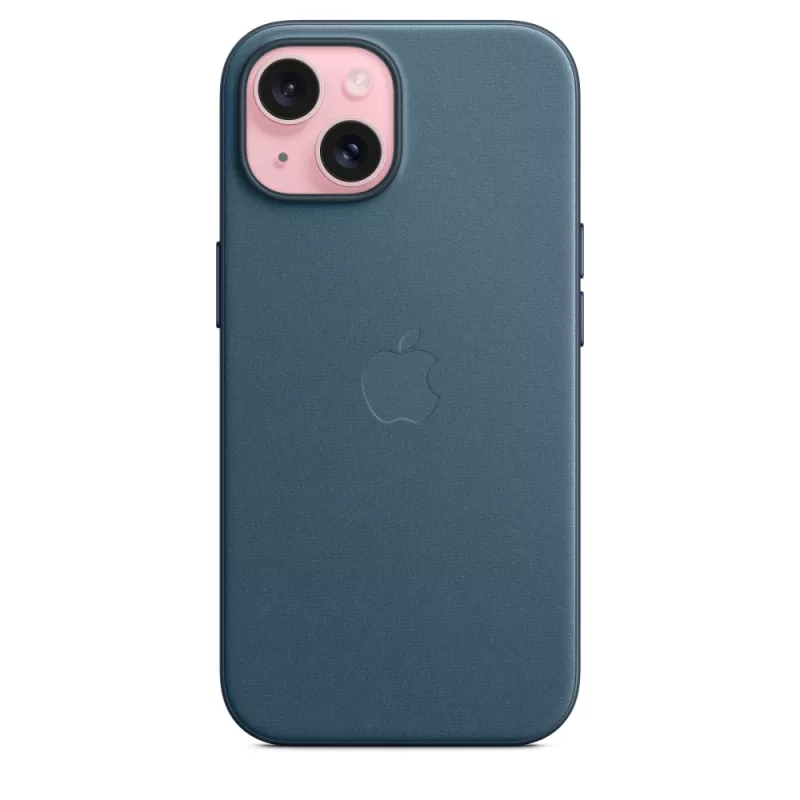 Apple FineWoven -kotelo MagSafe-yhteensopiva iPhone 15 Pacific Blue