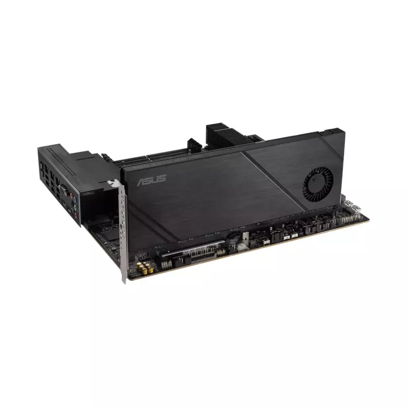 ASUS Hyper M.2 x16 Gen5 Card PCIe 5.0 M.2 -sovitin aktiivijäähdytyksellä