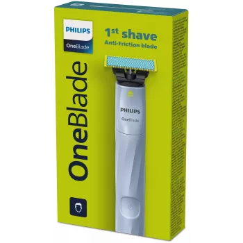 Kalvoparranajokone Philips Norelco OneBlade QP1324/20 — langaton sininen kalvoparranajokone, 30 min käyttöaika, USB-lataus, pestävä, muotoa seuraava