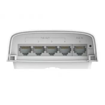 TP-Link Omada 5-porttinen Gigabit Smart -kytkin, 1 portti PoE++ sisään ja 4 porttia PoE+ ulos