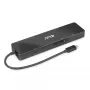 CLUB3D USB3.2 Gen2 Type-C, 6-in-1 kannettava Dual-Display-telakka, USB Type-C video 4K60Hz