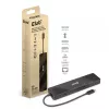CLUB3D USB3.2 Gen2 Type-C, 6-in-1 kannettava Dual-Display-telakka, USB Type-C video 4K60Hz
