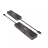 CLUB3D USB3.2 Gen2 Type-C, 6-in-1 kannettava Dual-Display-telakka, USB Type-C video 4K60Hz