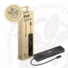 CLUB3D USB3.2 Gen2 Type-C, 6-in-1 kannettava Dual-Display-telakka, USB Type-C video 4K60Hz