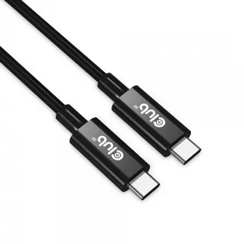 CLUB3D USB4 Gen3x2 Type-C kaksisuuntainen kaapeli 8K60Hz tai 4K120Hz, data 40Gbps, PD 240W (48V/5A) EPR M/M 3 m / 9.84ft