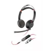 HP Poly Blackwire 5220 stereo USB-C -kuulokemikrofoni + 3,5 mm liitin + USB-C/A-sovitin