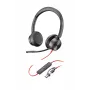 HP Poly Blackwire 8225 stereo Microsoft Teams -sertifioitu USB-C-kuulokemikrofoni + USB-C/A-sovitin