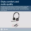 HP Poly Blackwire 3320 stereo Microsoft Teams -sertifioitu USB-C-kuulokemikrofoni + USB-C/A-sovitin