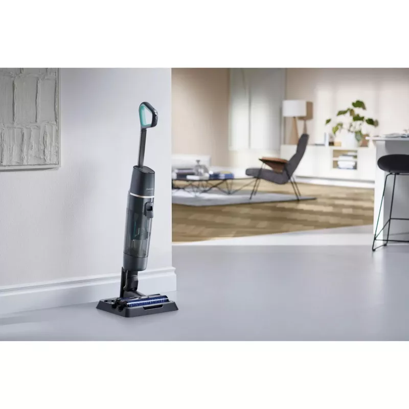 Philips XW7110 akku-imuri, akku, kuiva- ja märkäpuhdistus, pussiton, samppanja, harmaa