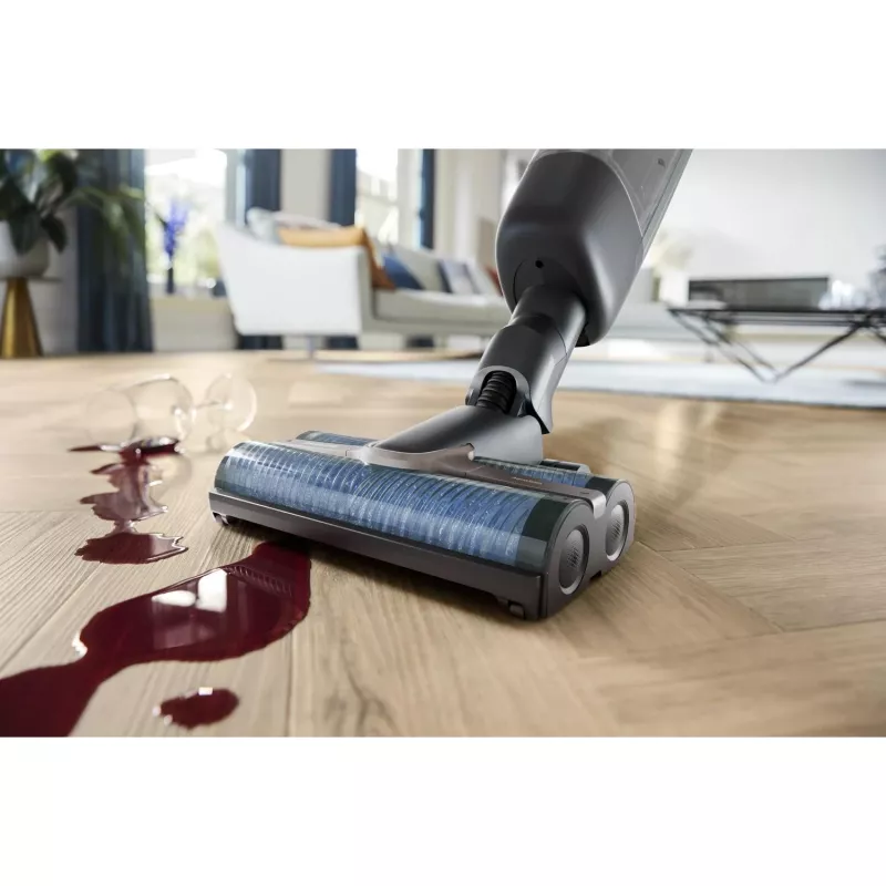 Philips XW7110 akku-imuri, akku, kuiva- ja märkäpuhdistus, pussiton, samppanja, harmaa