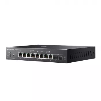 TP-Link Omada 8-porttinen 2.5GBASE-T ja 2-porttinen 10GE SFP+ Smart -kytkin, 8 porttia PoE+
