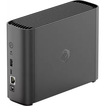 NAS-laite SYNOLOGY BeeStation BST150-4T — Realtek RTD1619B 1,7 GHz, 1 GB DDR4, 1× esiasennettu 4TB kiintolevy, Ethernet, musta