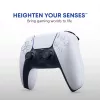 Peliohjain Sony DualSense Wireless Controller V2 – PlayStation 5, Bluetooth/USB, USB-C, sisäänrakennettu akku, valkoinen